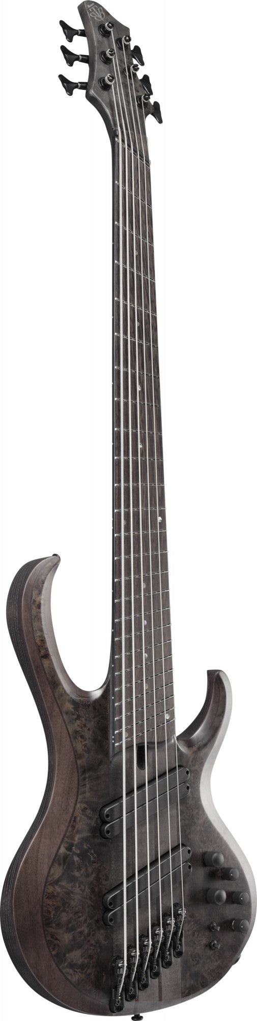 IBANEZ Bass Workshop BTB Electric Bass 6-String Multi Scale - Transparent Gray Flat + Case
