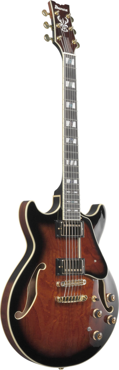 IBANEZ Artstar AM Hollow Body Guitar 6-String - Dark Brown Sunburst + Case