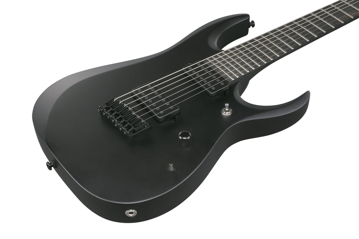 IBANEZ Iron Label RGD Electric Guitar 7-String - Black Flat