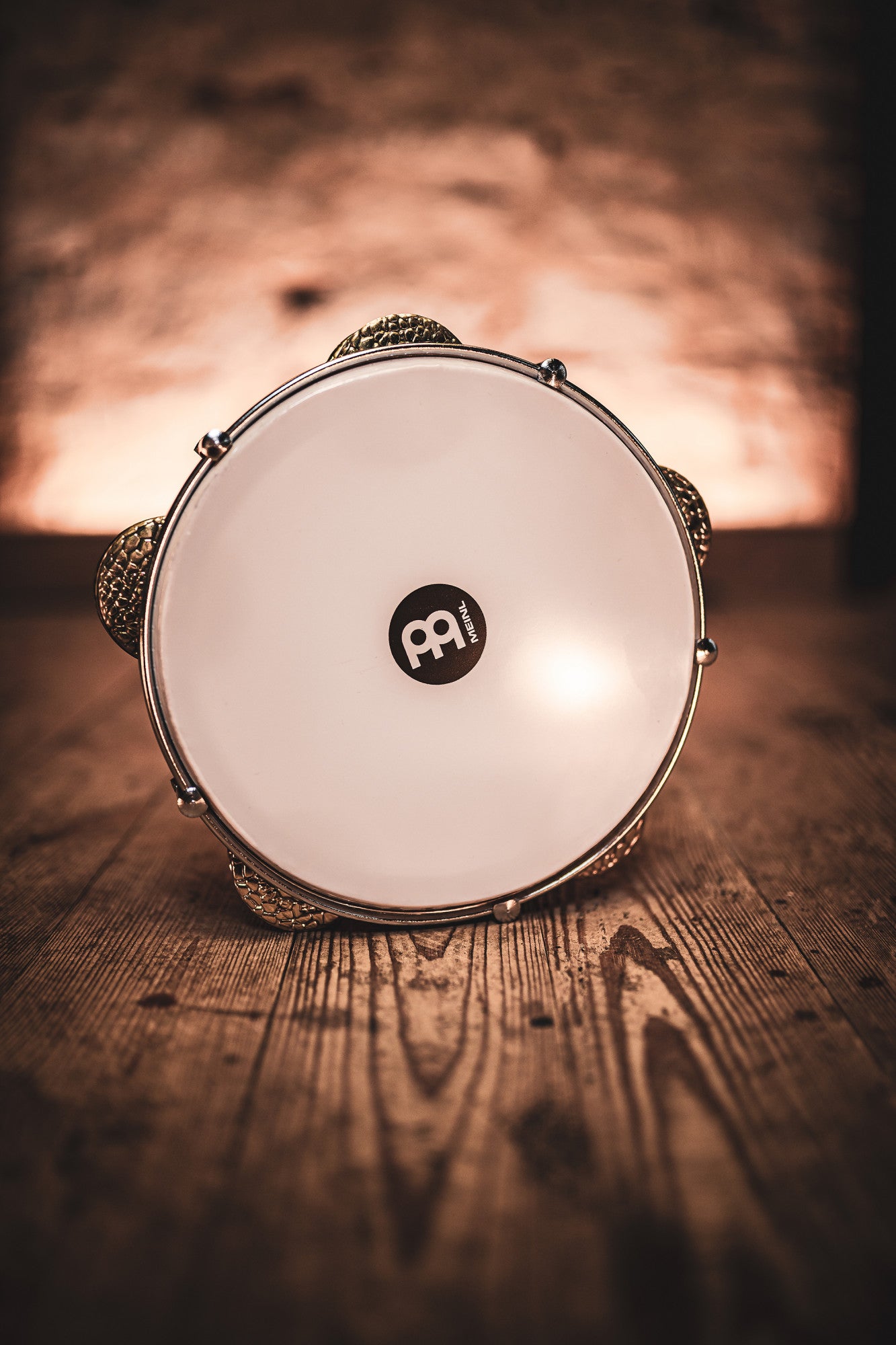 MEINL Percussion Artisan Edition Series Riq Drum - 8 3/4" White Pearl/Mosaic Royale