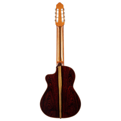 ORTEGA Javier Reyes Signature Konzertgitarre 4/4 8-Saiter Made in Spain - Natur inkl. Koffer