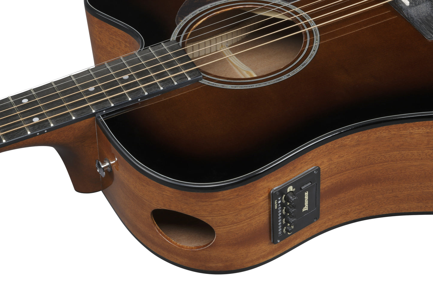 IBANEZ Advanced Acoustic AAD Acoustic Guitar 6-String - Dark Violin Sunburst High Gloss