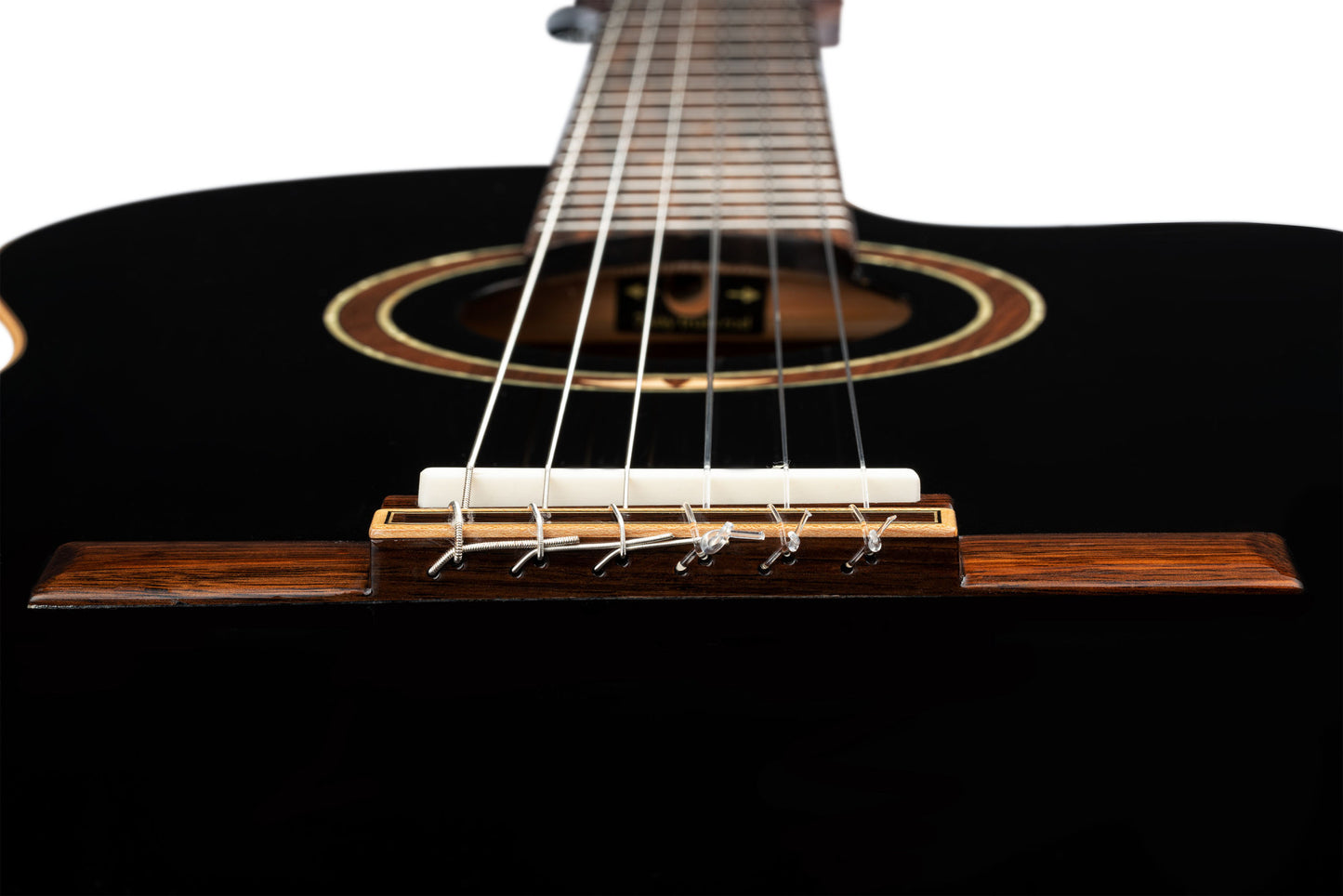 ORTEGA Performer Series 4/4 Classical Guitar 6-String - Black + Gig Bag