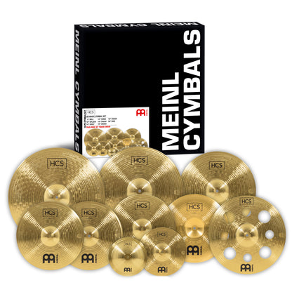MEINL Cymbals HCS Beckenset - Inhalt: 9 Becken
