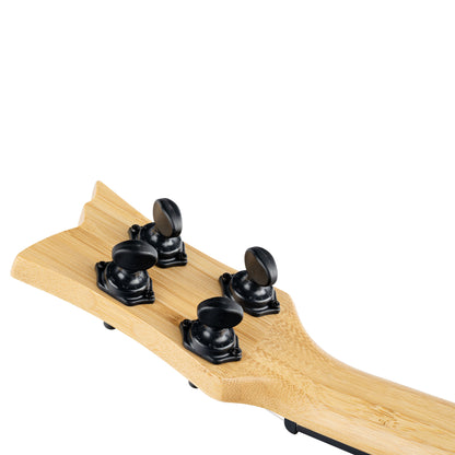 ORTEGA Bamboo Series Soprano Ukulele 4 String - Solid Bamboo Natural + Bag