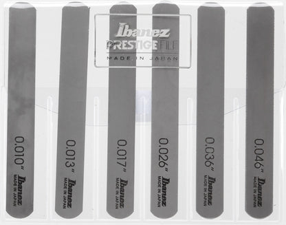 IBANEZ Prestige Nut File Set for Electric Guitars - (.010/.013/.017/.026/.036/.046)