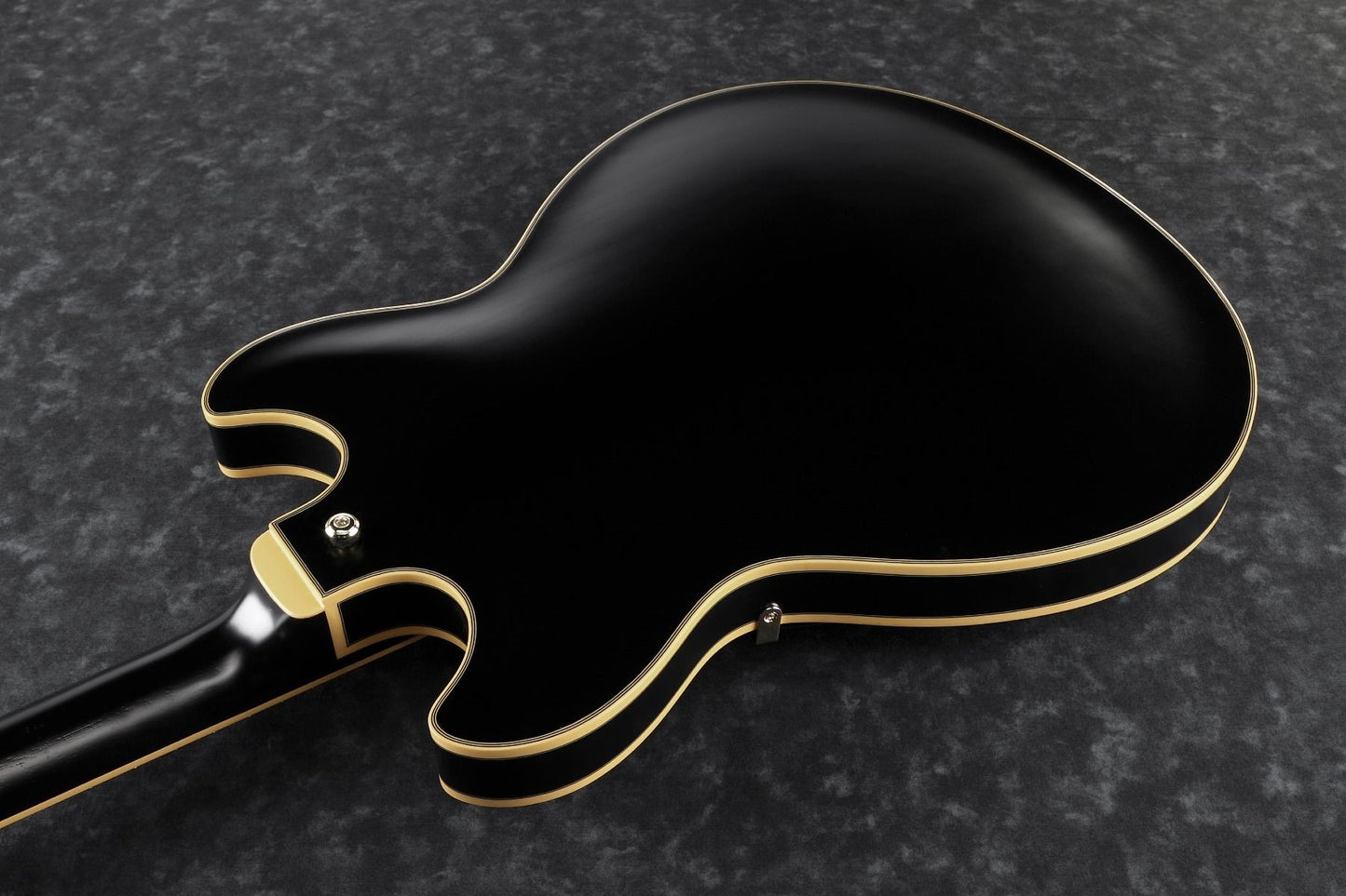 IBANEZ John Scofield Signature Hollowbody Gitarre 6-String - Black Low Gloss + Koffer MS100C