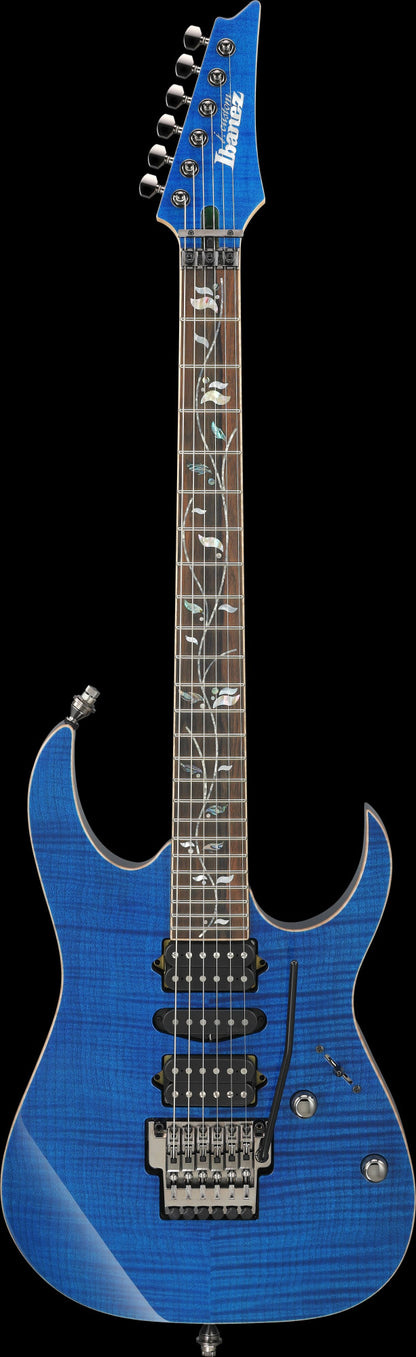 IBANEZ j.custom RG E-Gitarre 6-String - Royal Blue Sapphire + Koffer