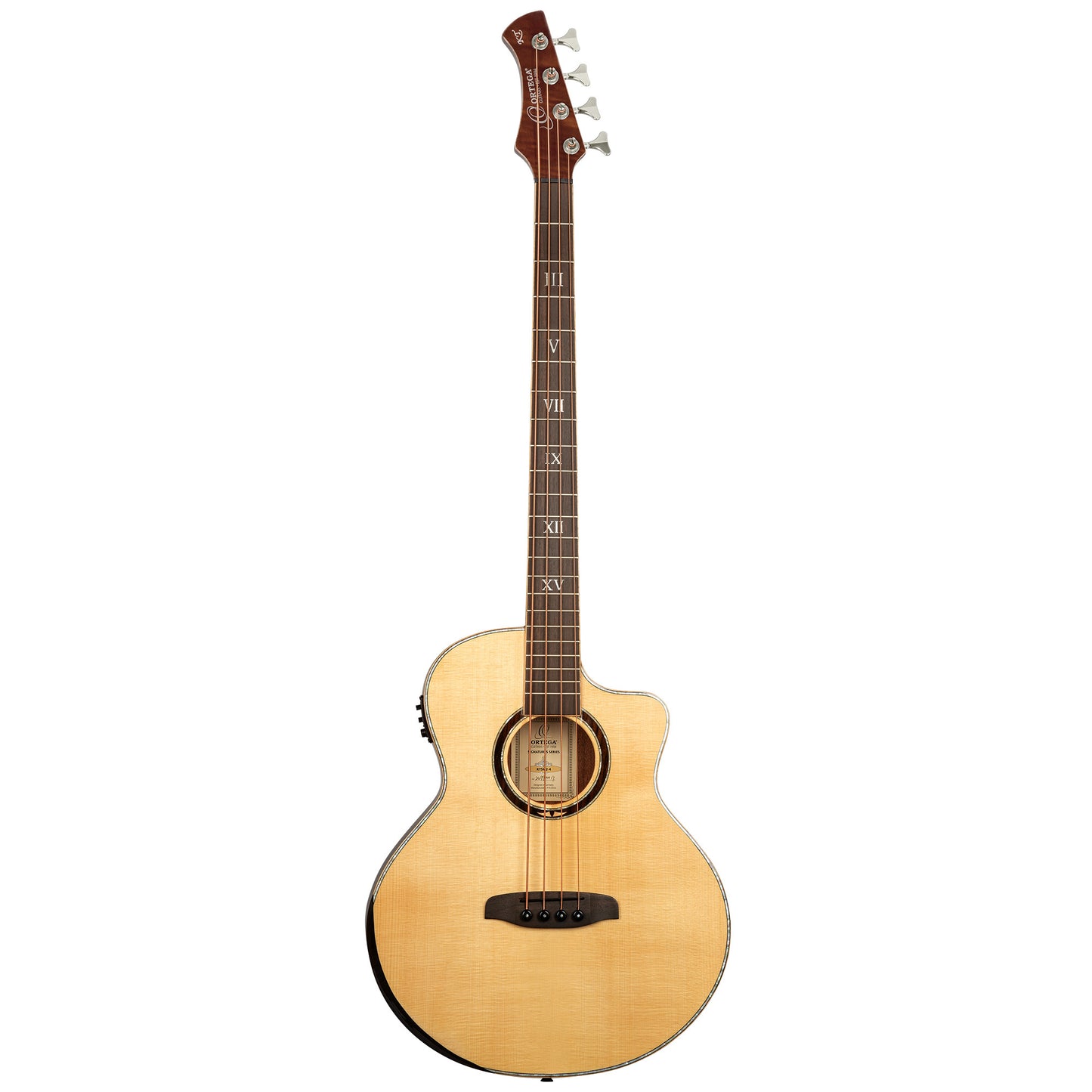 ORTEGA Ken Taylor Signature Series Acoustic Bass 4-String - Natural + Gigbag
