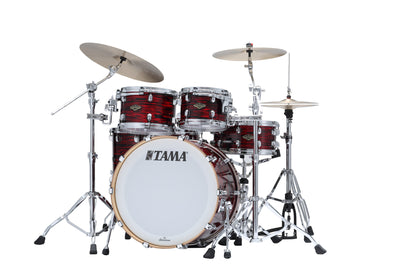 TAMA Starclassic Walnut/Birch Duracover Wrap Shell Kit 5 pcs - Red Oyster/Chrome HW