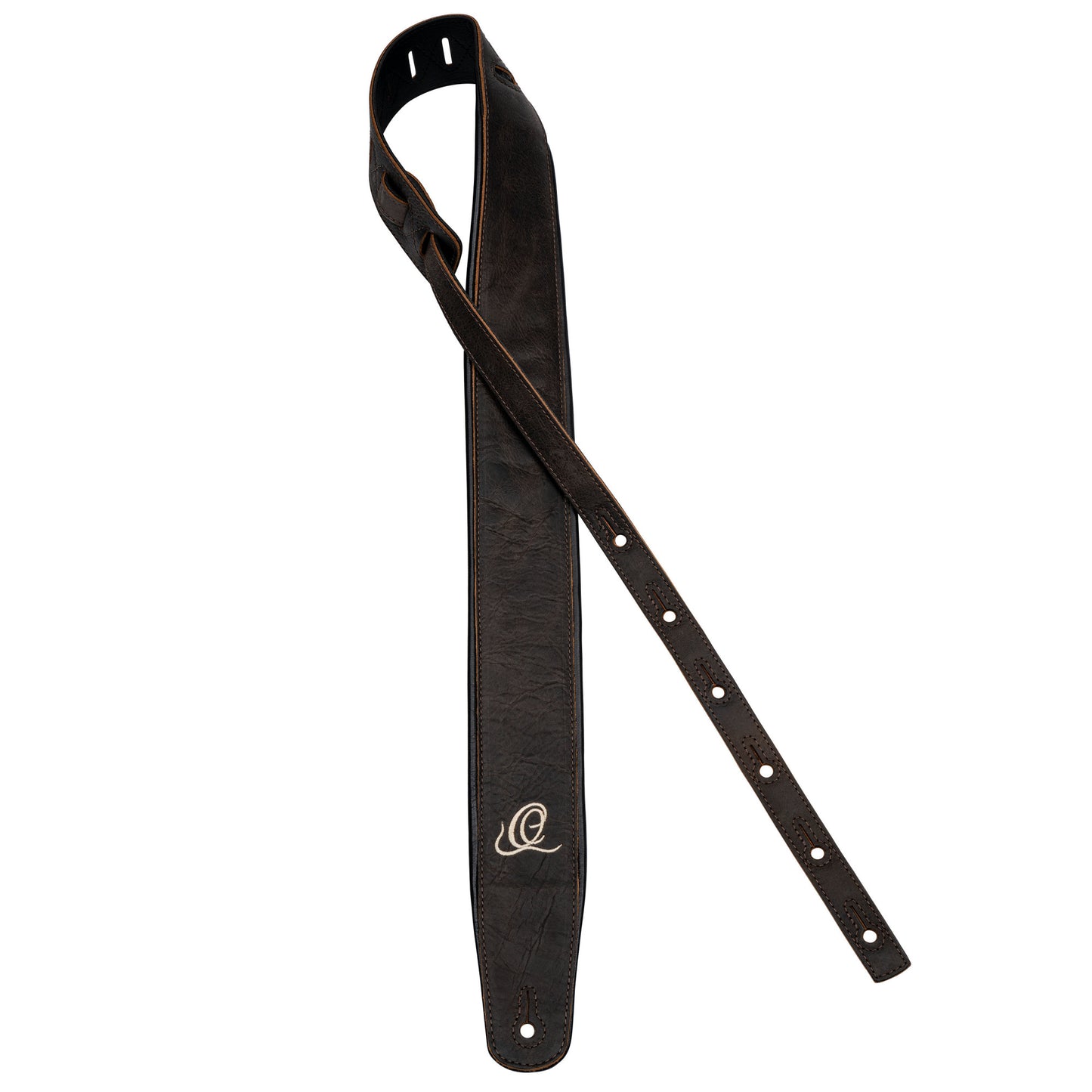 ORTEGA Echtledergitarrengurt - Vintage Bronze