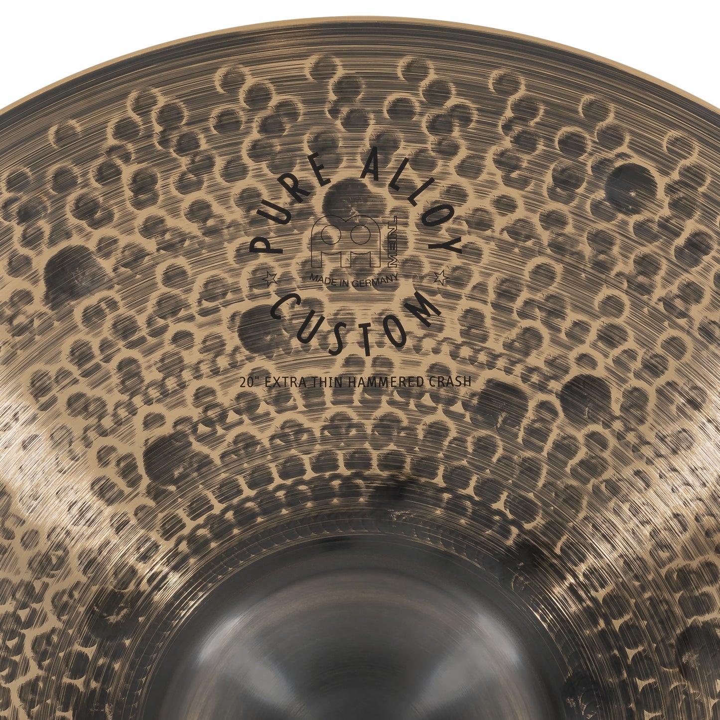 MEINL Cymbals Pure Alloy Custom Extra Thin Hammered Crash - 20"