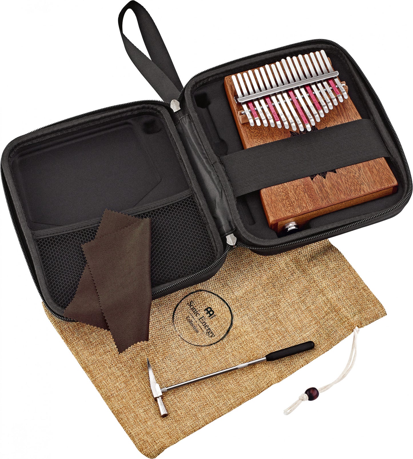Meinl Sonic Energy Soundhole Pickup Kalimba - 17 Töne / Mahagoni