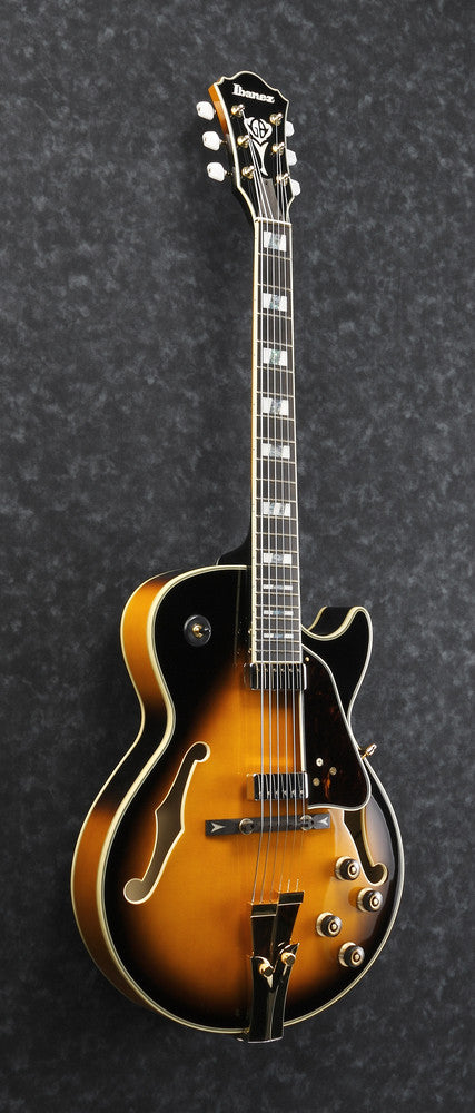 IBANEZ George Benson Signature Hollow Body Guitar 6-String - Brown Sunburst + Case MGB100C
