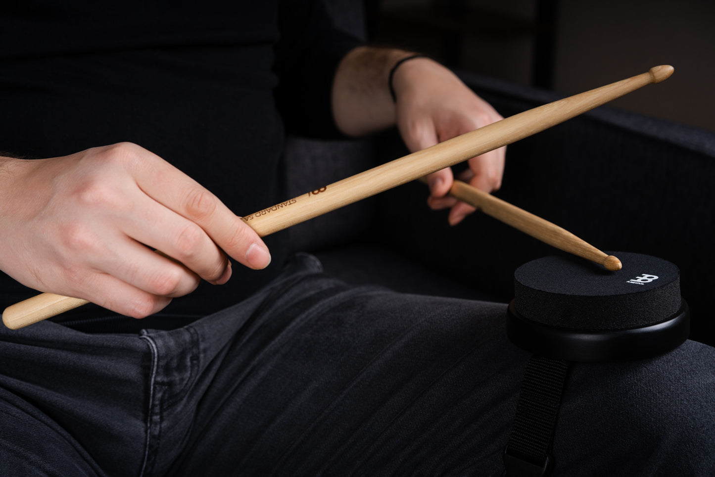 MEINL Cymbals 4" Knee Marshmallow Pad - Black