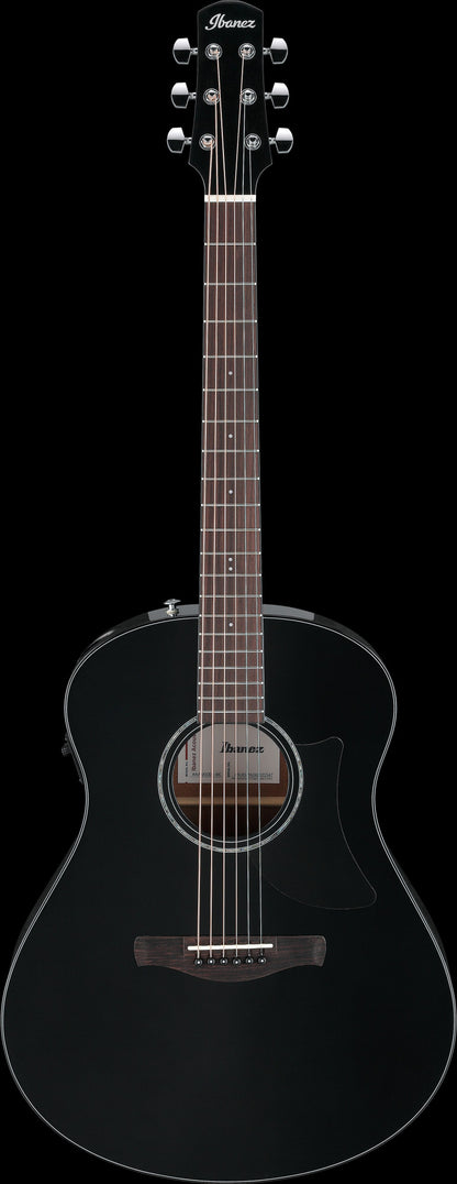 IBANEZ Advanced Acoustic AAM Acoustic Guitar 6-String - Black High Gloss