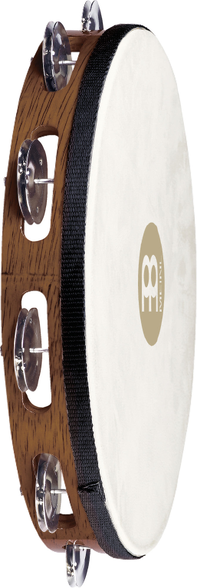 MEINL Percussion Traditional Wood Series Headed Tambourine - 10"