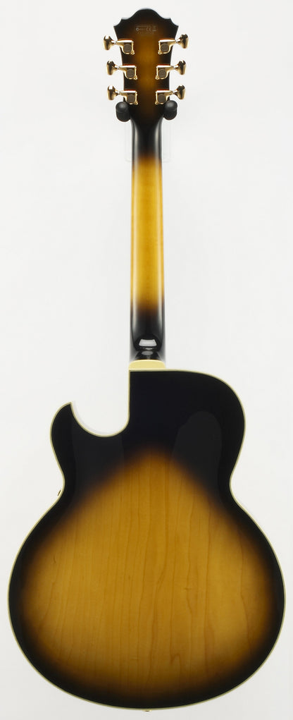 IBANEZ George Benson Signature Hollowbody Gitarre 6-String - Vintage Yellow Sunburst + Koffer MF100C