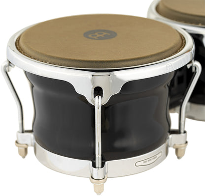 MEINL Percussion Free Ride Fiberglass Bongo 7" Macho & 8 1/2" Hembra - Black