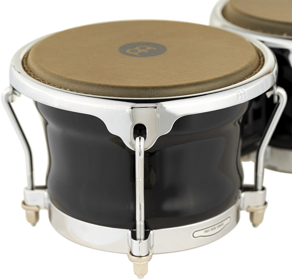MEINL Percussion Free Ride Fiberglass Bongo 7" Macho & 8 1/2" Hembra - Black