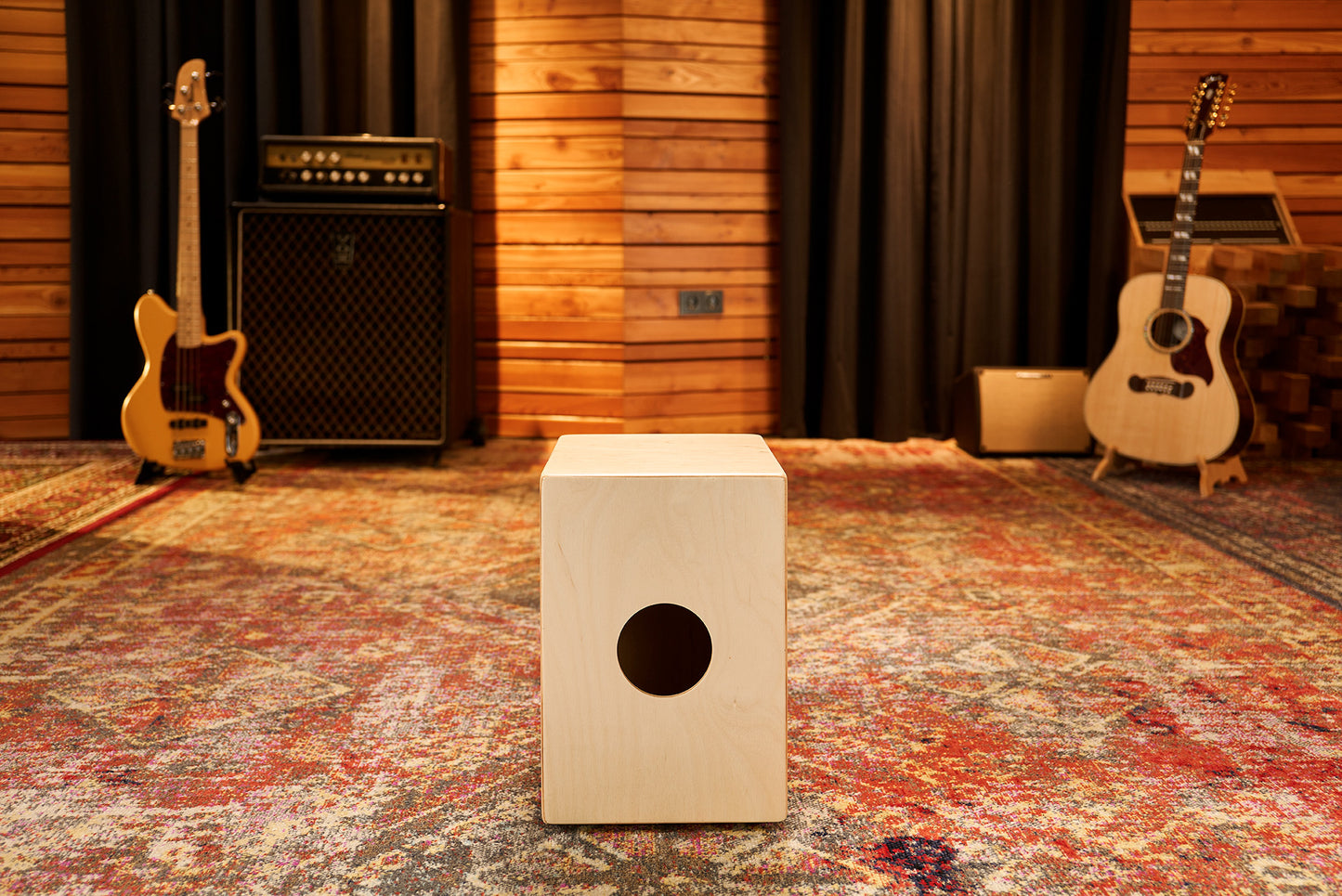 MEINL Percussion Jam Series Snare Cajon 50 - Heart Ash