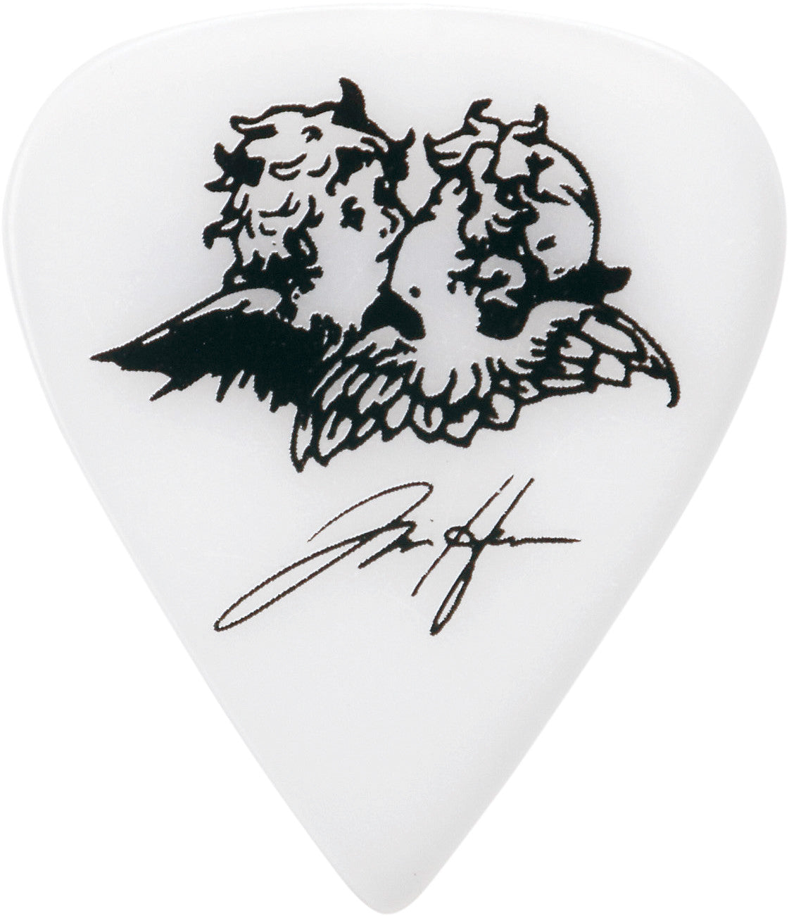 IBANEZ Tim Henson Pick Heavy, 50 Pieces/Bulk - White/Black with W6RST Logo