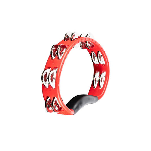 MEINL Percussion Headliner® Series Molded ABS Dual-Row Tambourine - Red