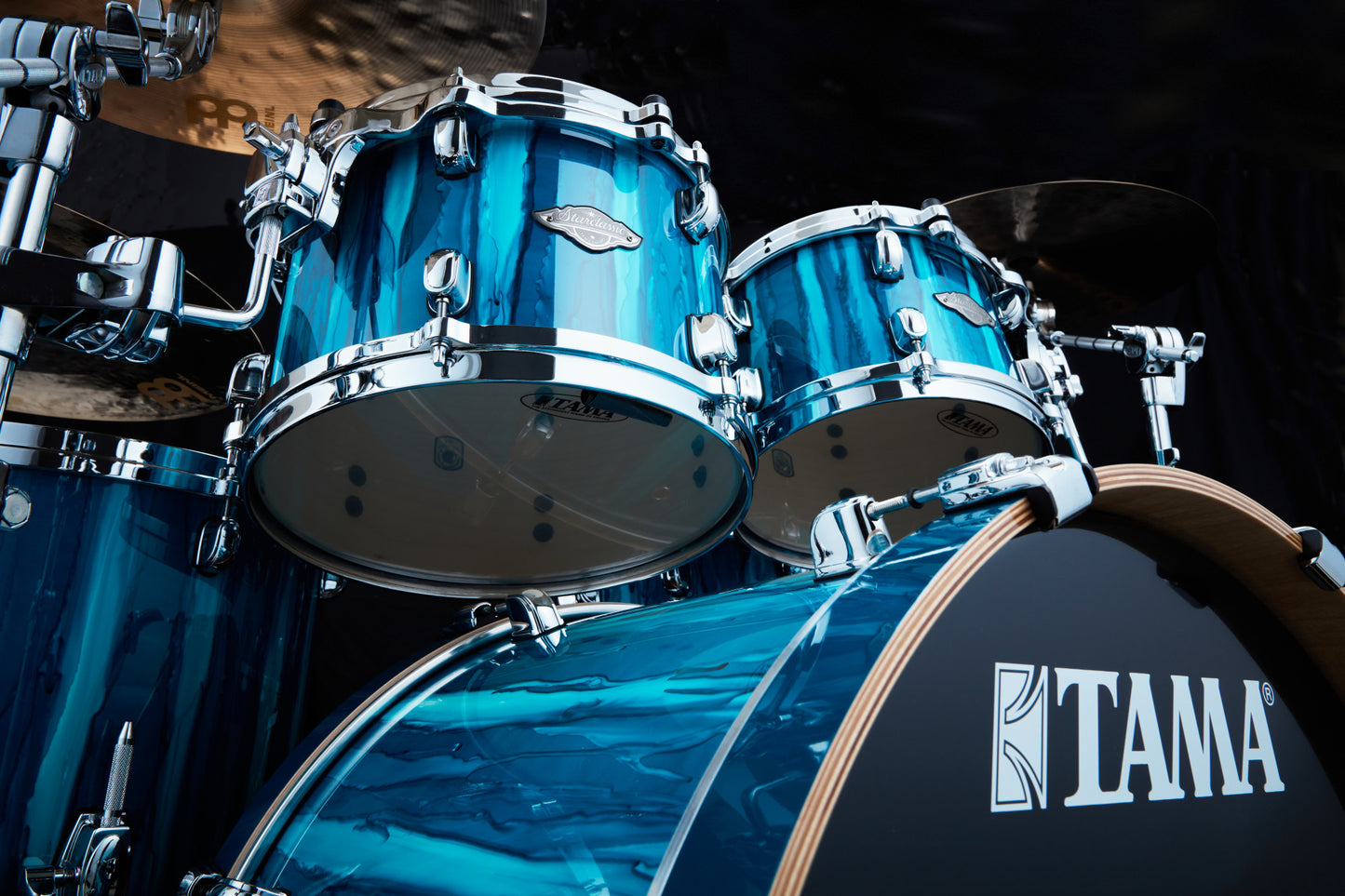 TAMA Starclassic Performer Shell Kit 5 teilig - Sky Blue Aurora/Chrom HW