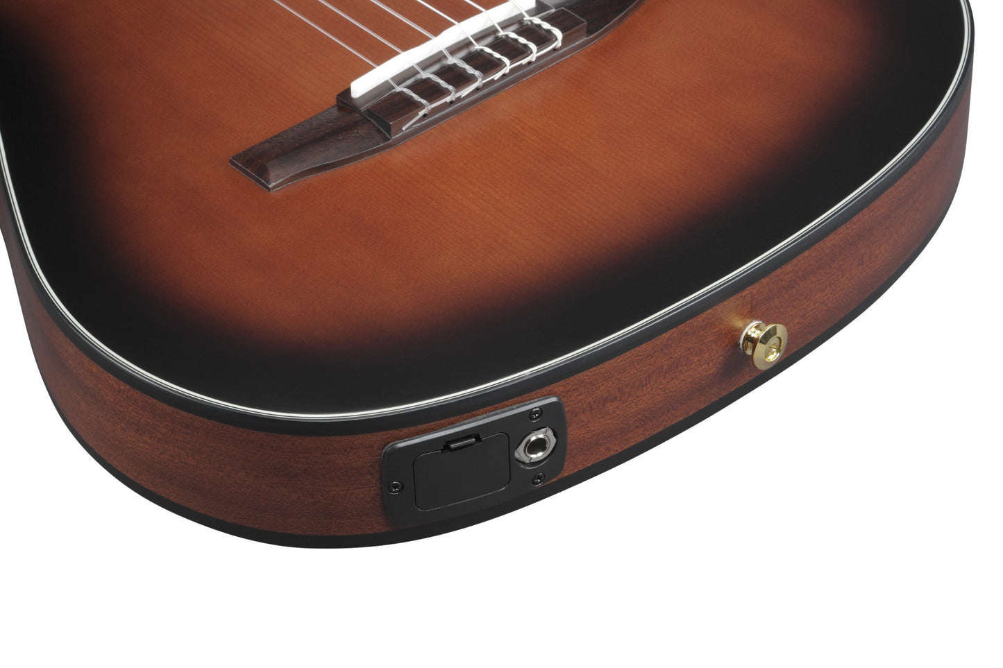 IBANEZ FRH Nylon-Saiten-Gitarre 6-String Lefty - Brown Sunburst Flat