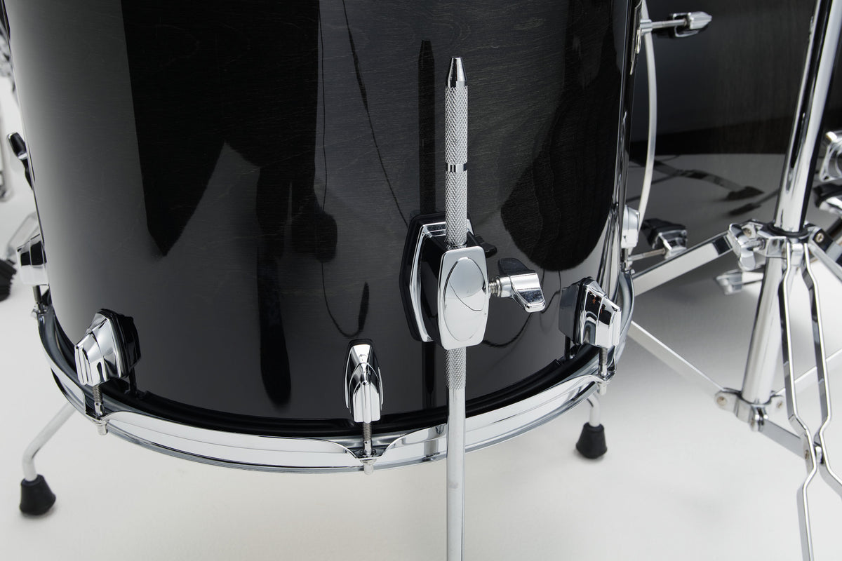 TAMA Superstar Classic Floor Tom 18" x 16" - Transparent Black Burst/Chrom HW
