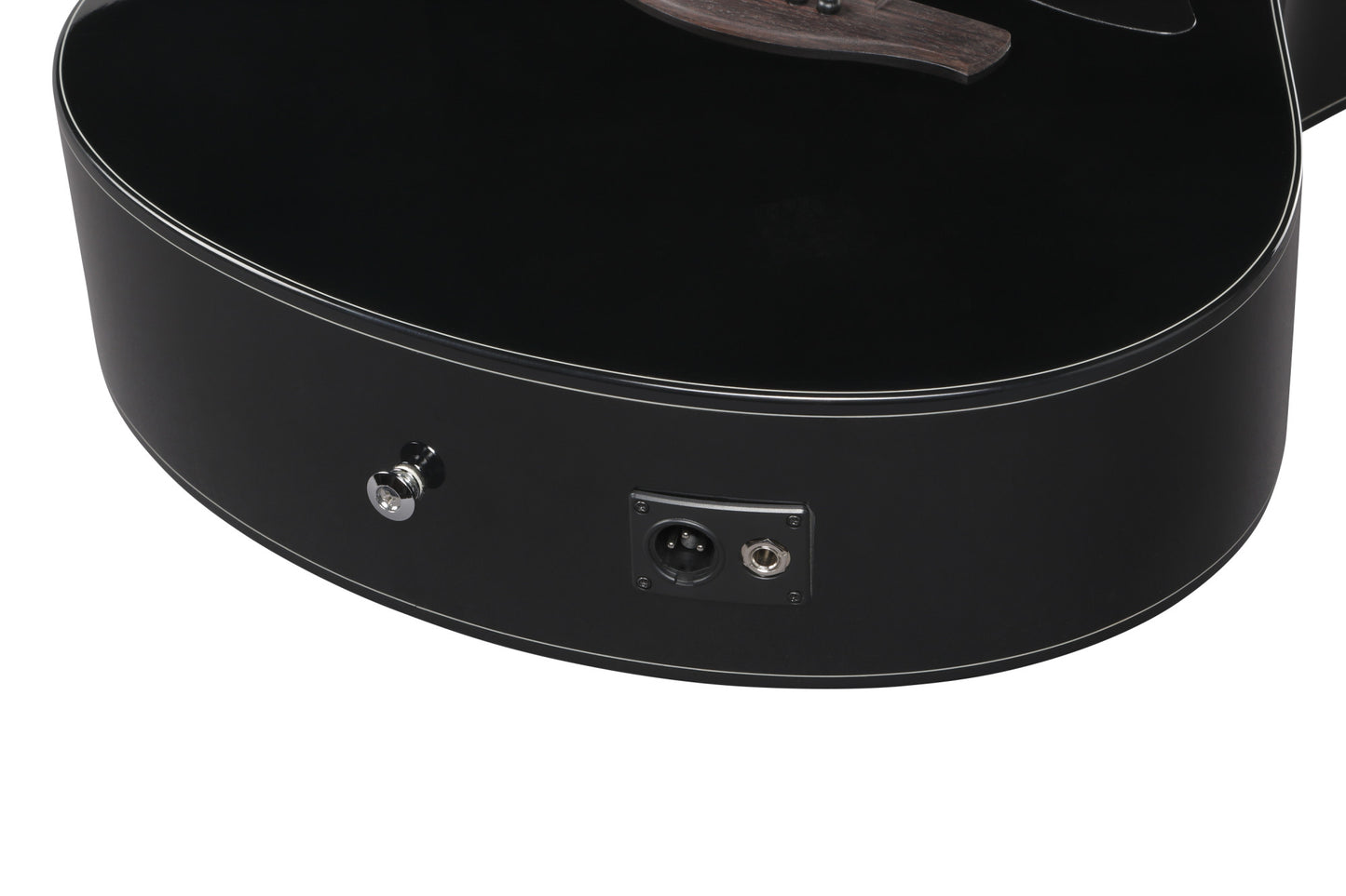 IBANEZ Advanced Acoustic AAM Acoustic Guitar 6-String - Black High Gloss