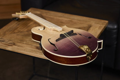 ORTEGA Americana Series F-Style Mandolin + Croco Leather Case