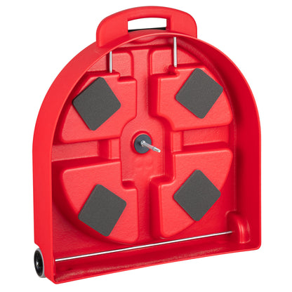 MEINL Cymbals Pro Cymbal Case Trolley 22" - Red
