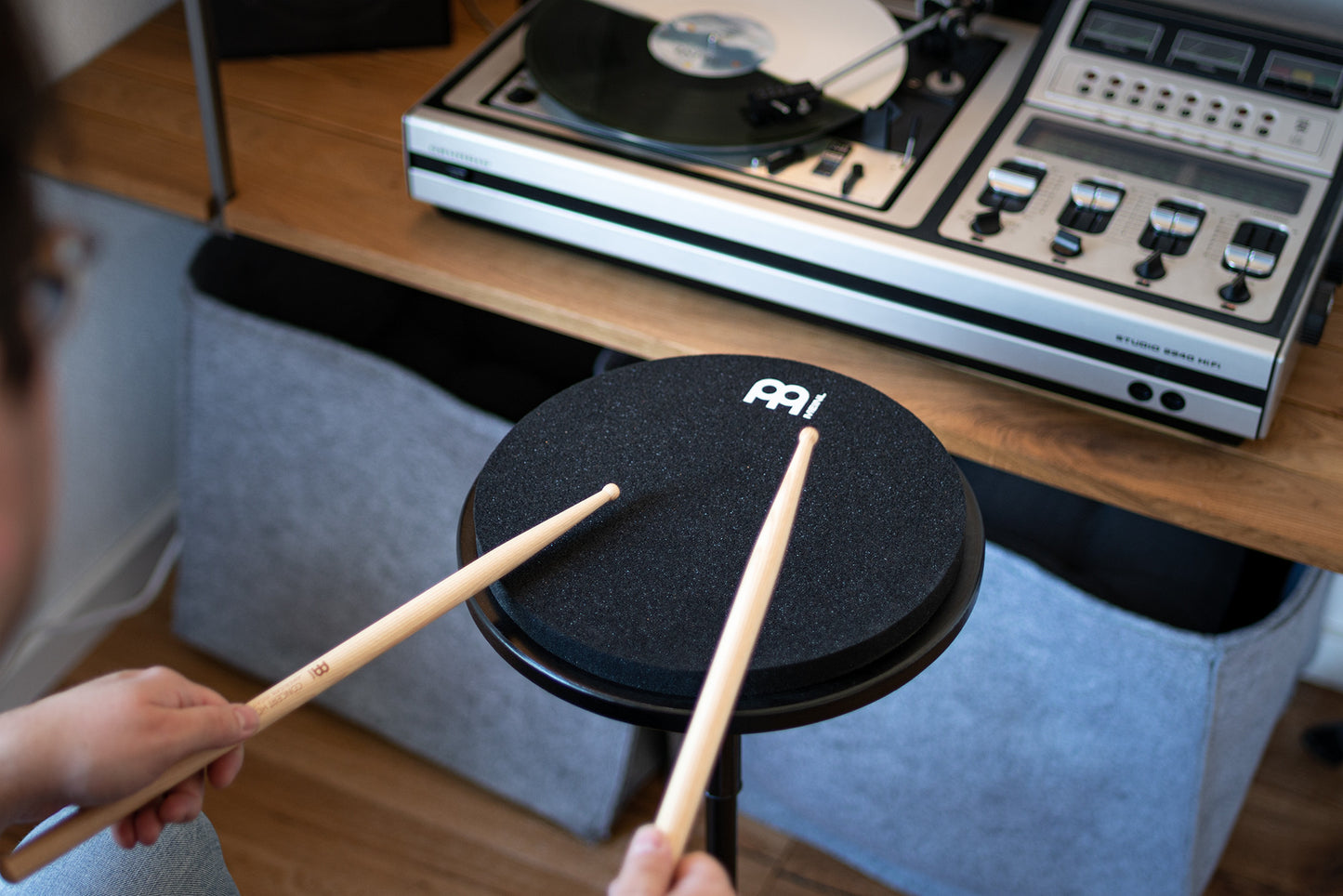 MEINL Cymbals Marshmallow Practice Pad 12" - Black
