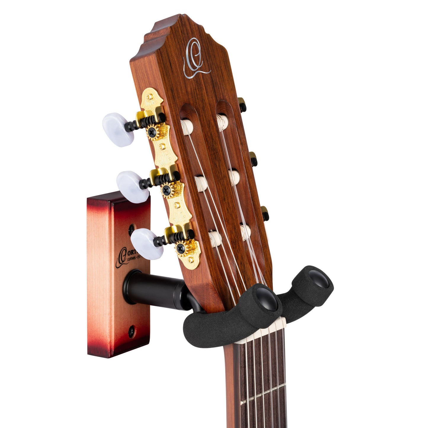 ORTEGA Guitar Wall Hanger - Cherry Sunburst