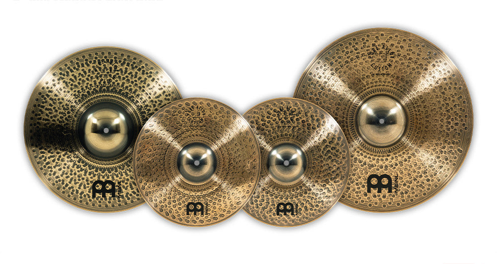 MEINL Cymbals Pure Alloy Custom Cymbal Set - 14” / 18” / 20”
