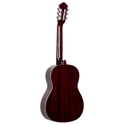 ORTEGA Family Series 4/4 Konzertgitarre 6 String - Weinrot + Bag