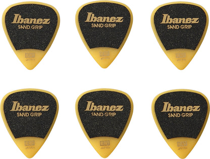 IBANEZ Grip Wizard Series Sand Grip Flat Picks - 6 pcs