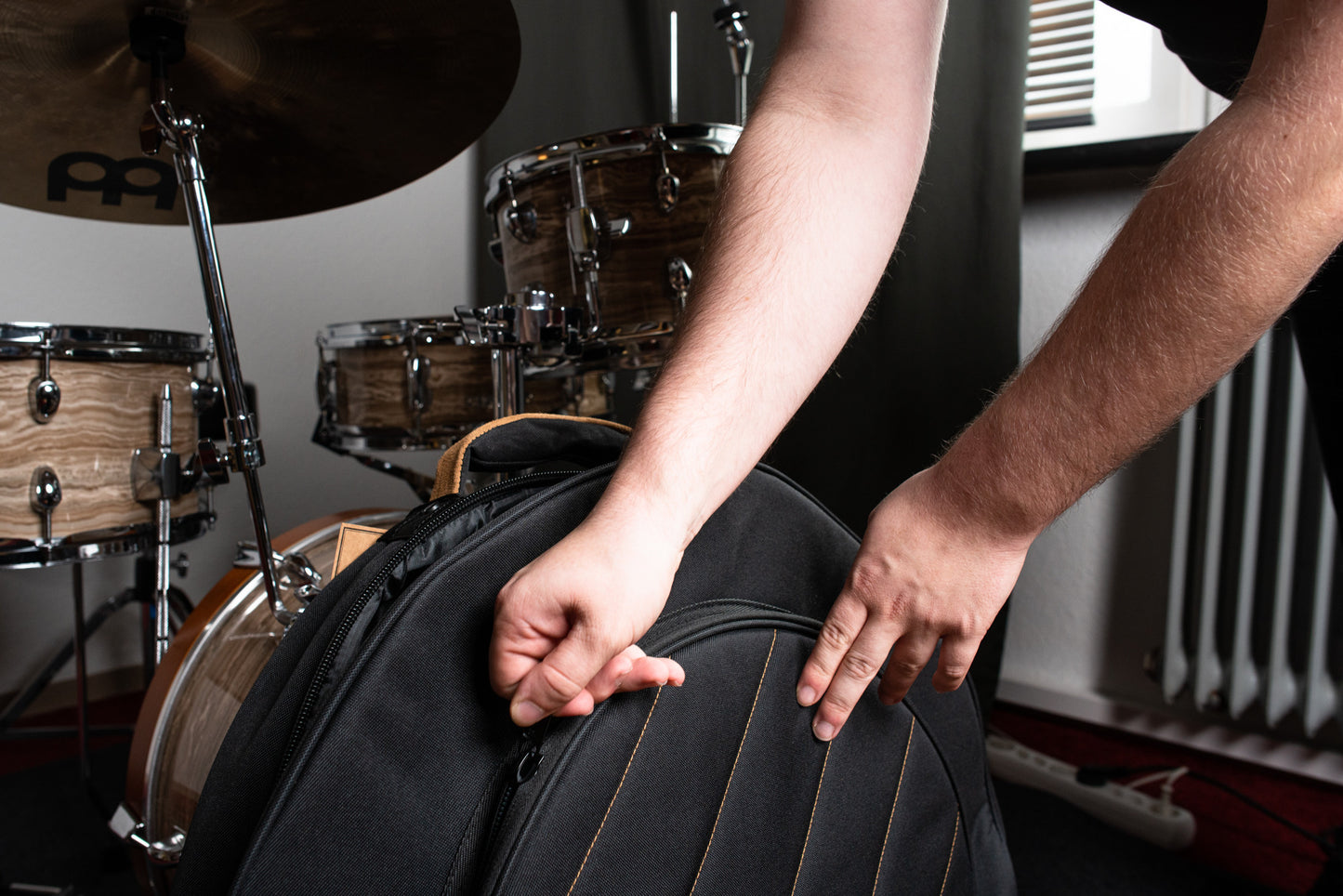MEINL Cymbals Classic Woven Cymbal Bag - 22” Black