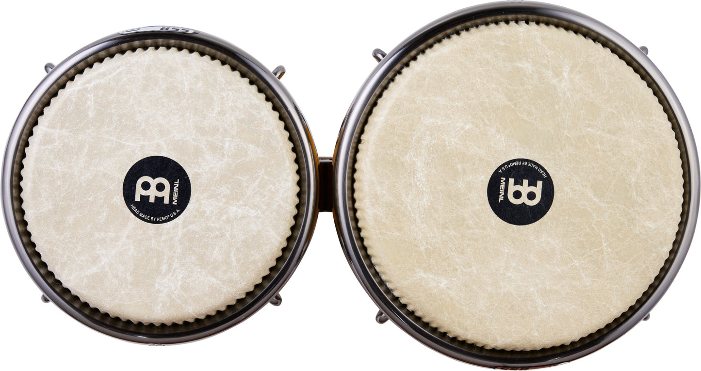 MEINL Percussion Artist Series Alexandra Alban Signature 7" & 8 1/2" Bongo - Sunrise Yellow