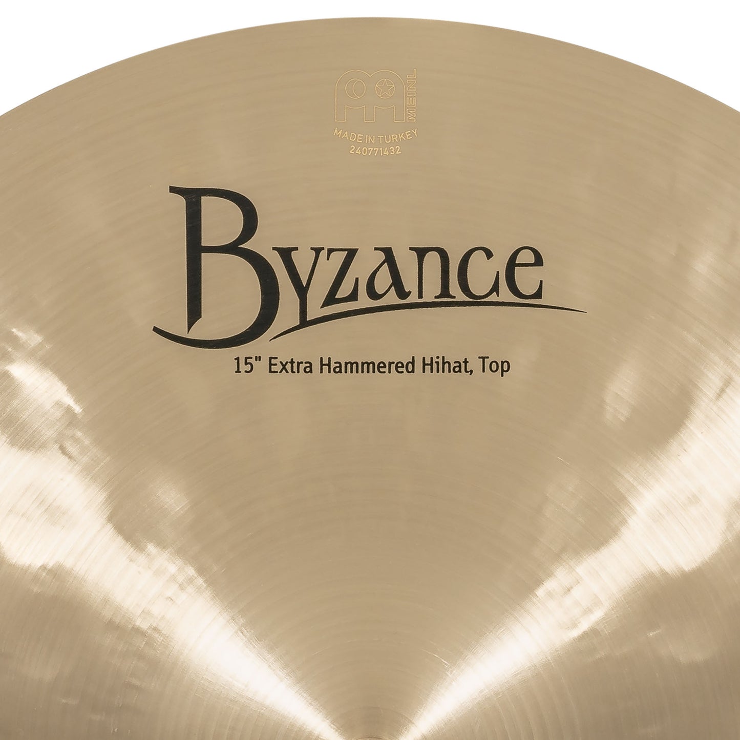 MEINL Cymbals Byzance Traditional Extra Hammered Hihat - 15"