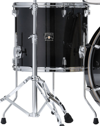 TAMA Superstar Classic Floor Tom 16" x 16" - Transparent Black Burst/Chrom HW