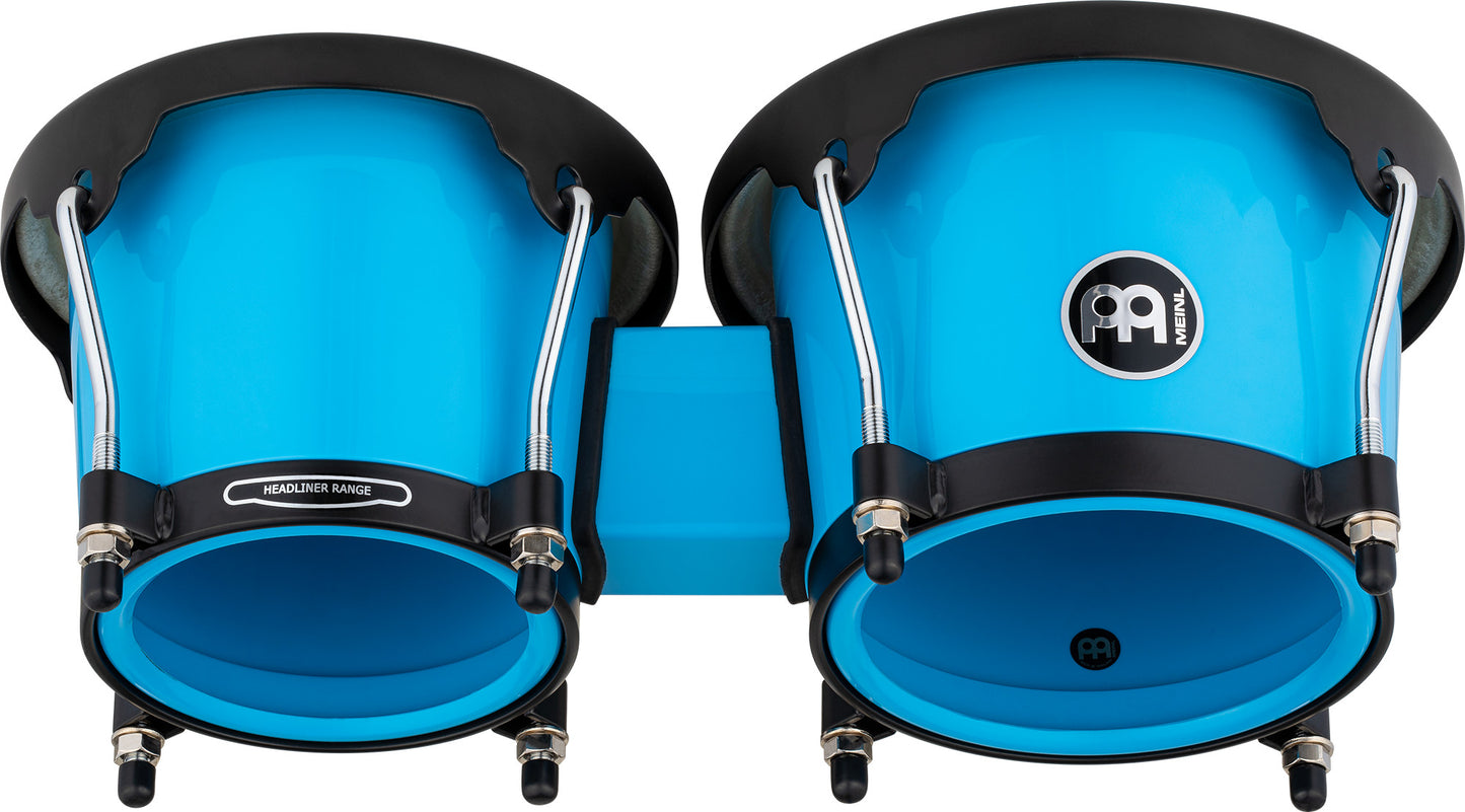 MEINL Percussion Journey Series Bongo 6 1/2" Macho & 7 1/2" Hembra - Glacier Blue