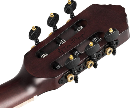 ORTEGA TourPlayer DeLuxe Nylon String Guitar 6-String Lefty - Acacia Burst + Gig Bag