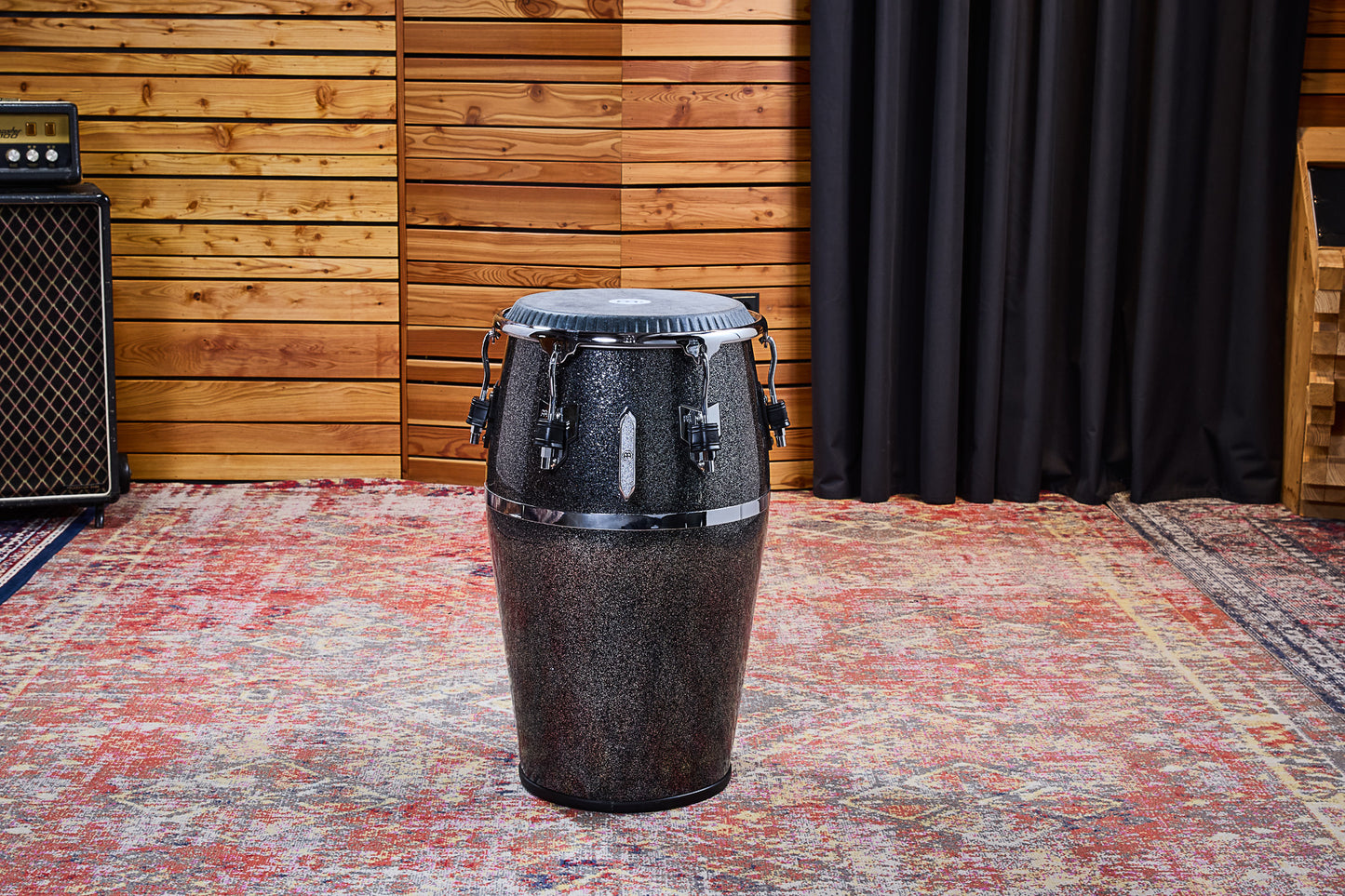 MEINL Percussion Artist Series Diego Galé Quinto 12 1/2" /REMO® Black Calfskin Skyndeep Heads - Midnight Star