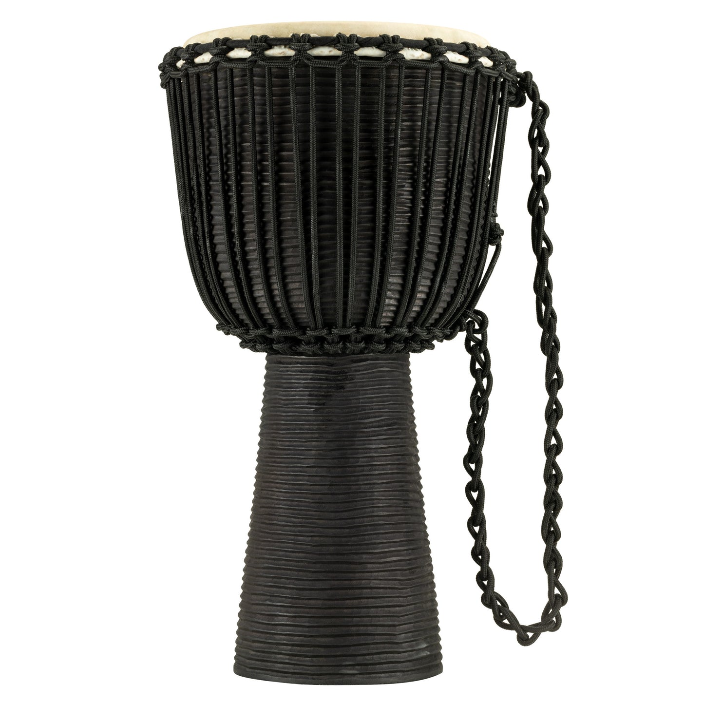 MEINL Percussion Headliner Rope Tuned Black River Series Djembe - 13"