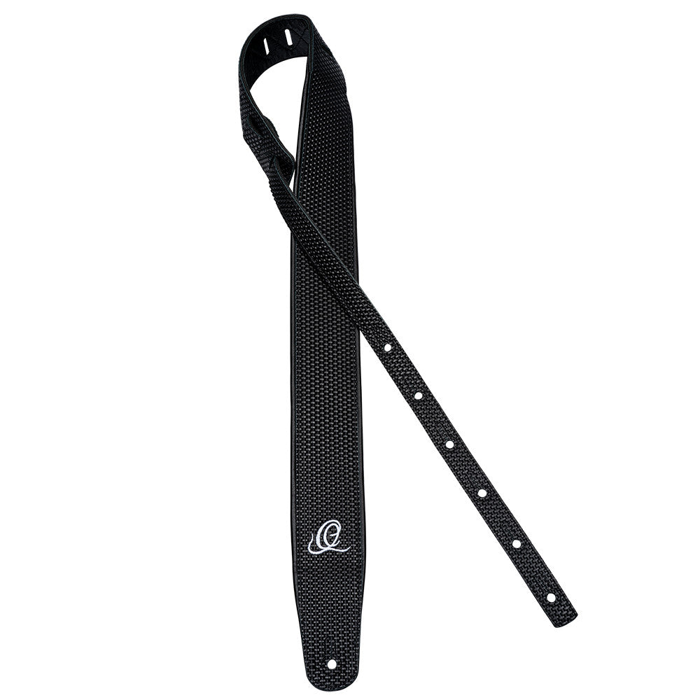 ORTEGA Echtledergitarrengurt - Black Braid