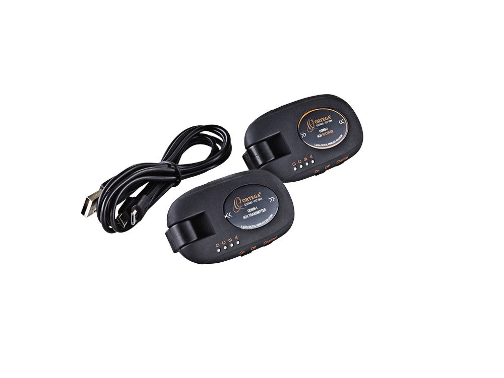 ORTEGA Digital Wireless System - 4 Channels / 2,4 Ghz / Rechargeable + USB Cable