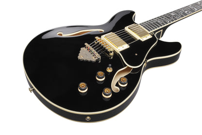 IBANEZ Artcore Expressionist AS Hollowbody Gitarre 6-String - Black