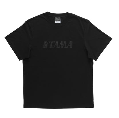 TAMA T-Shirt Black mit Black Logo Size M